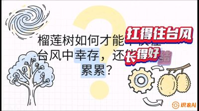 第四节：中国榴莲突围战：为生存重塑权型，抗台风矮化栽培与力学牵引，课程：《国产榴莲突围战：从泰国经验到中国实操的8堂必修课（高阶实战版）》