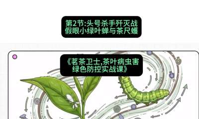 第02节：头号杀手歼灭战&mdash;&mdash;假眼小绿叶蝉与茶尺蠖，课程：《茗茶卫士&mdash;&mdash;茶叶病虫害绿色防控实战课》#识农AI