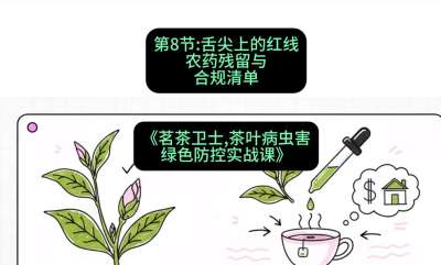 第08节：舌尖上的红线&mdash;&mdash;农药残留与合规清单，课程：《茗茶卫士&mdash;&mdash;茶叶病虫害绿色防控实战课》#识农AI
