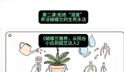 第二节：拒绝&ldquo;溺爱&rdquo;：养活蝴蝶兰的生死水法，课程：《蝴蝶兰雅养六讲：从阳台小白到园艺达人》#识农AI